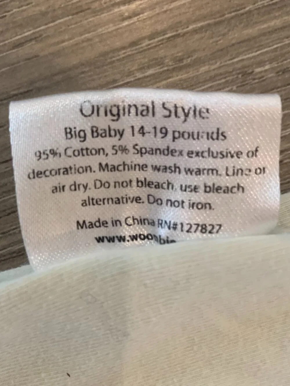 Woombie Swaddle Mint Green 14-19 Pounds